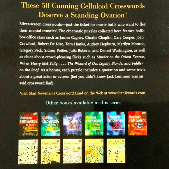 Puzzle Books Silver Screen Crosswords To Keep You Sharp By AARP - Picture 4 of 7